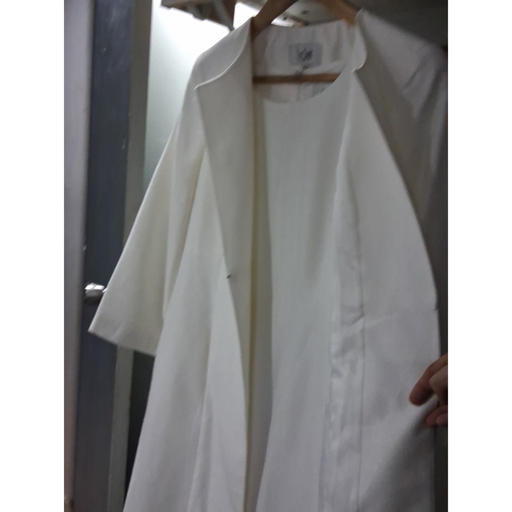 NEW Le Suit Petite Vanilla Ice 2 Piece Dress Suit Jacket Sz 10P Ivory White Chic